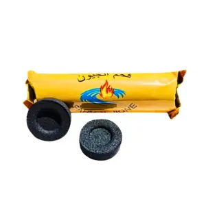 Charbon Al Jayoun Allume-Bakhoor – Pastilles de Charbon Rapide (1 Sachet - 10 Pastilles)
