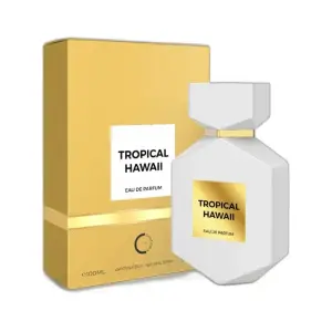 Eau de Parfum Tropical Hawaii Camara 100ml - Parfum Floral Gourmand Mixte