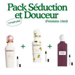 Pack Séduction et Douceur - 3 Parfums Féminins 10ml
